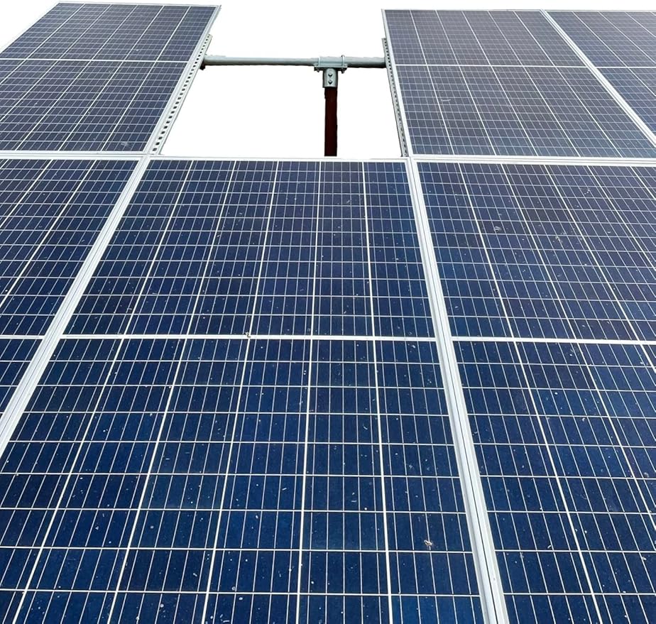 Solar Panel Array Ground Mounting Bracket for 2.5" (2 7/8" OD) Pipe or Pole Mount Universal DIY