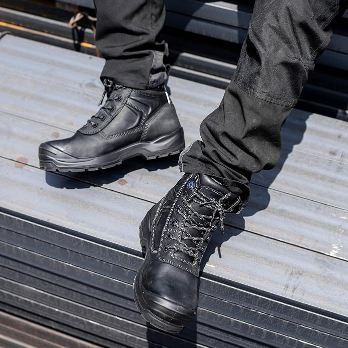 MWORK 6" Safety Work Boots For Men Water Resistant Composite Toe Puncture Resistant EH Non Slip No Metal ASTM F2413-18 Comfortable&Durable MW9276