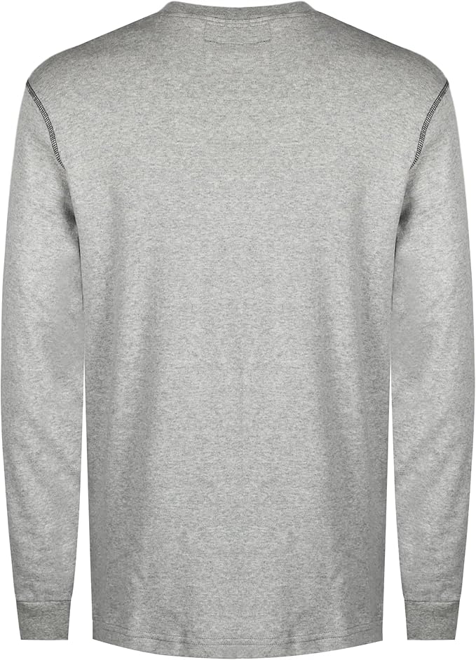 BOCOMAL FR Shirts Flame Resistant Henley Shirt NFPA2112/CAT2 7oz Men's Long Sleeve Fire Retardant Clothing