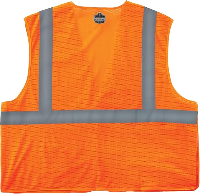 Ergodyne GloWear ANSI High Visibility Orange Breakaway Reflective Safety Vest