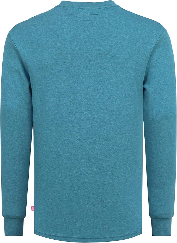 BOCOMAL FR Shirts Crewneck 7oz Midweight Flame Resistant Clothing NFPA2112 CAT2 Men's Fire Retardant Work Shirt