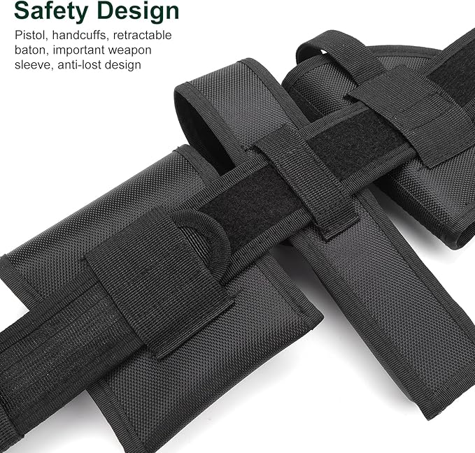 abcGoodefg Police Security Duty Belts Correctional Officers Ultility Cop Costume Belt Law Enforcement for Women Men Hunting