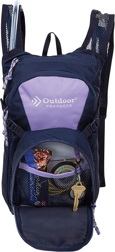 Outdoor Products Tadpole Hydration Pack (Black) (Violet Tulip)