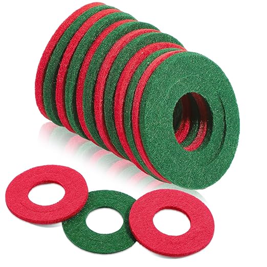 12 pcs Battery Terminal Anti Corrosion Washers, Fiber Protectors Anti Corrosion Washers, Fiber Battery Top & Side Terminal Protector (Red, Black)