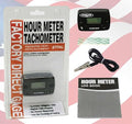 Hardline Products USA EDT9 Inductive Hour Meter & Digital Tachometer - Replacement for STIHL 5910 850 1100 - Waterproof RPM Gauge for Chainsaws, Generators, & 2/4 Stroke Small Engines – HR-8061-EDT9