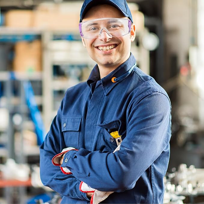 UNCO- Safety Goggles Over Glasses, Protective Goggles, Anti Fog, Work, Safety Glasses Over