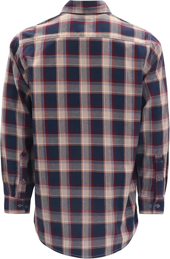 KONRECO FR Shirts for Men 6.5oz Lightweight Work Uniform Flame Resistant Welding Shirt/Water & Stain Repellent