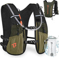 Running Vest Hydration Backpack for Men Women, 5L Lightweight Running Backpack Hydration Pack for Marathon, Trail, Cycling, Hiking, Jogging