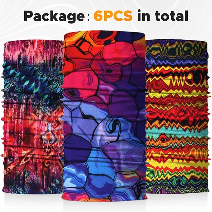 JOEYOUNG Headwear, Bandana, Neck Gaiter Head Wrap Headband Balaclava Magic Scarf