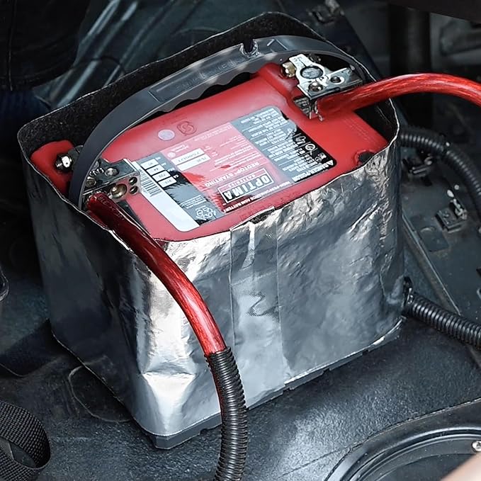 Design Engineering Cell Saver Battery Insulation Kit – High-Performance Thermal Protection for Automotive and Marine Batteries, Reduces Heat Damage and Improves Battery Life