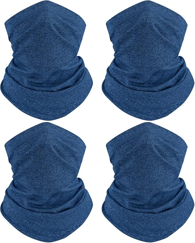 TICONN Neck Gaiter Face Cover Scarf, Neck Warmer Breathable Sun & Wind-proof for Skiing Fishing Hiking Cycling
