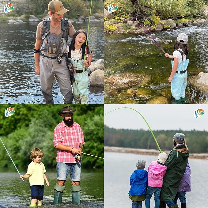 Aventik FreshStart Tenkara Rod in 7ft/8ft, Complete Beginner Tenkara Rod Kit, 24T Carbon Fiber, Easy to Cast Flexible Durable Lightweight and Compact