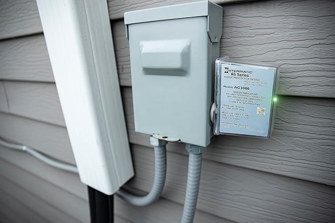Intermatic AG3000 120/240 VAC Universal HVAC Surge Protective Device - Advanced Surge Protection, TPMOV Tech, Watertight Enclosure - UL Listed for Reliable Safety
