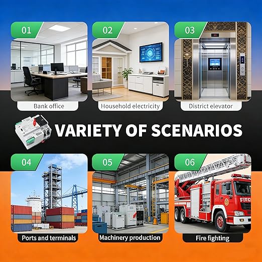 Mini ATS Automatic/Manual Transfer Switch 2P 100A AC110V, 2POLE 100amps ATS Dual Power Switch for Home Generator,Din Rail Mounted Controller Electrical Type RV Fast Transfer