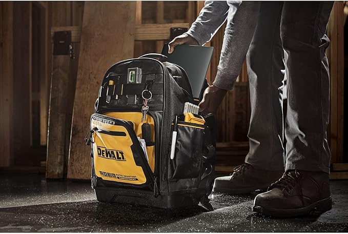 DEWALT Tool Backpack, Tool Storage and Organization, Durable and Water Resistant (DWST560102)