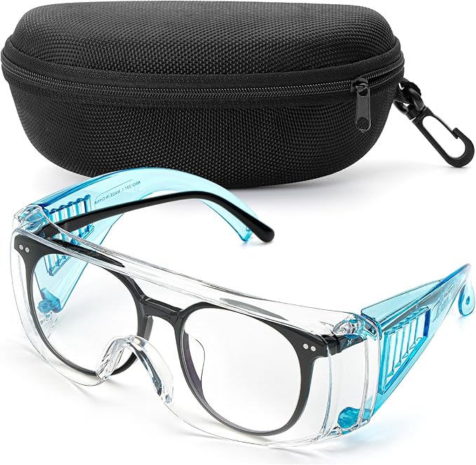 UNCO- Safety Goggles Over Glasses, Protective Goggles, Anti Fog, Work, Safety Glasses Over