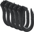 Long Zip Ties Heavy Duty 24 inch 250 Pcs, Large Cable Ties with 250 lbs Tensile Strength Ultra Stong Plastic Tie Wraps, Black
