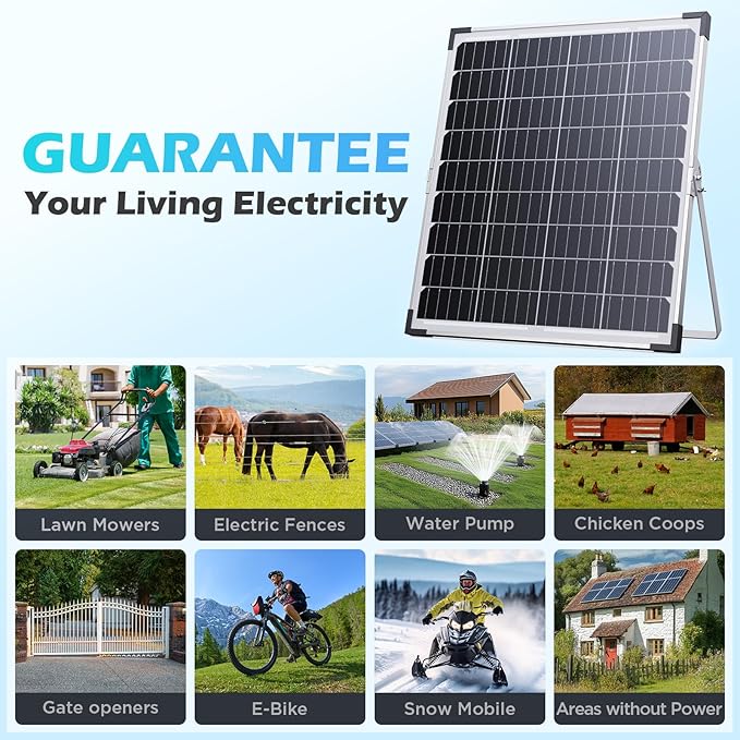 60W 12V Solar Trickle Charger, 2PCS 30W 12V/24V Solar Battery Charger with Smart Controller, IP68 Waterproof Solar Panel Kit for Car Boat Lawn Mower Marine Dump Trailer