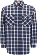 VATRENUS FR Shirts for Men 6.5oz Button Down Flame Resistant 100% Cotton Men's Pre-Washed Fire Retardant Work Shirt