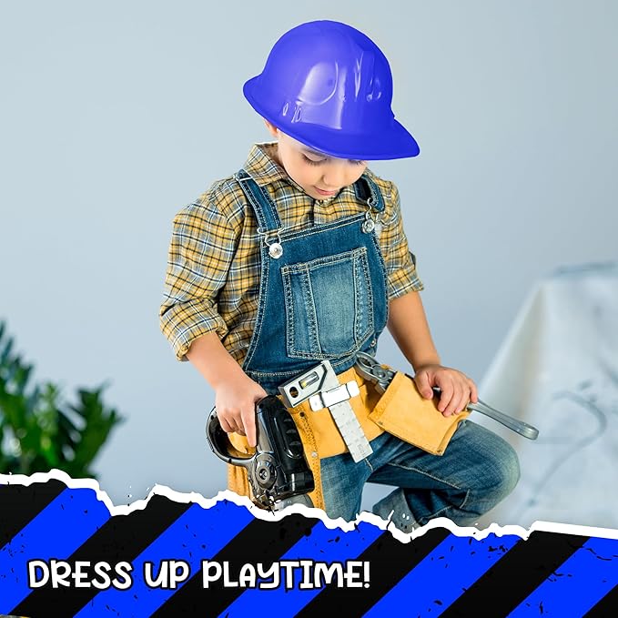 Windy City Novelties 12-Pack Construction Hats - Versatile Party Favors & Costume Accessories Kids Parties & Costume Props
