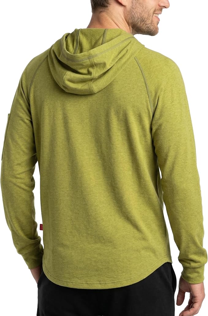 BOCOMAL FR Hooded T Shirts Heather Series 6oz Flame Resistant NFPA2112 CAT2 Fire Retardant Hoodies Work Shirt