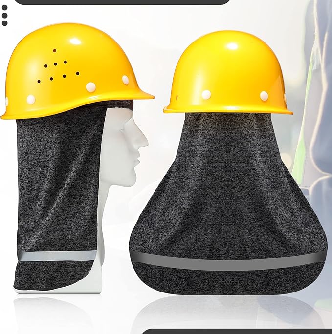 Sintege 4 Pieces Sun Shade Hat Neck Sun Shade Hat Cooling Skull Cap