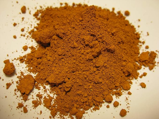 GlobMarble Orange Buff Iron Oxide Powder Concrete 1 lb Bag - High-Coverage Powder for Vibrant Color - Perfectly Suited for Concrete Color Pigment & Dye Applications