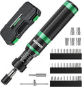 Torque Screwdriver,8-70 in.lb(1/4" Drive) Inch Pound Torque Wrench with S2 Steel Bits & Case - torque screwdriver for gunsmithing.