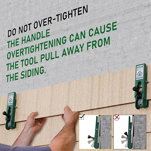 Siding Installation Tools, Siding Mounting Kit for Use with 5/16-Inch Fiber Cement Sidings, Lap Tools Gauge with Adjustable Reveals, Polycarbonate Body, 2 Pack