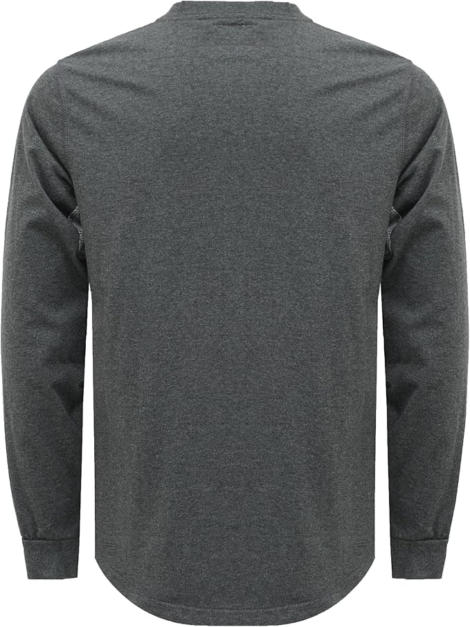 TICOMELA FR Shirts for Men 6oz Flame Retardant Mesh Breathable T-Shirt NFPA2112 Fire Retardant Henley Shirts