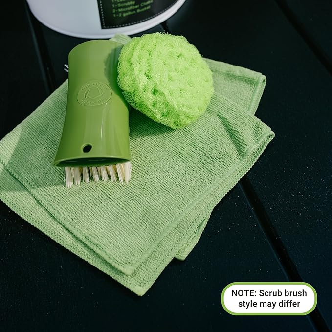 LuxCraft Poly Brite Spray Cleaning Kit for HDPE Outdoor Poly Lumber Furniture Cleaner and Outdoor Patio Furniture Cleaner for Outside