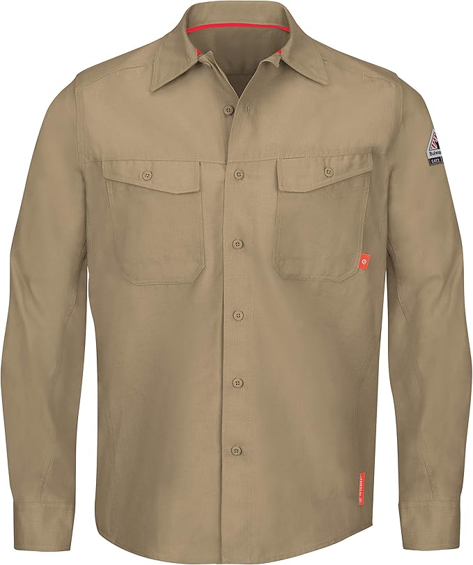 Bulwark FR Men's Flame Resistant Men's Iq Series Endurance Work Shirt