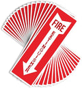 Fire Extinguisher Sign, 18 Pack Fire Extinguisher Sticker, Safety Sticker Signs, Wind and Rain-resistant, UV Protected, Fire Extinguisher Signs for Business, Home, Office or Boat