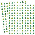 JarThenaAMCS 2400 Pcs Christmas Mini Sticker Paper Decal Gradient Green Xmas Tree Self-Adhesive Sticker for Envelope Scrapbook Gift DIY Supplies, 0.5 in