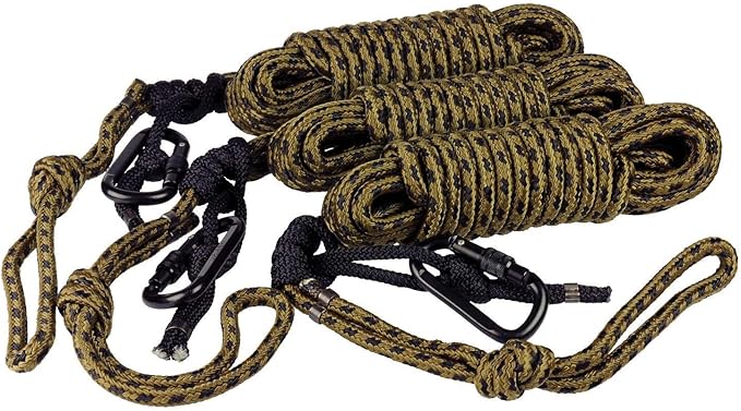 Hunter Safety System Lifeline – Treestand Safety Rope System with Ground-to-Stand Fall Protection & Silent Climbing