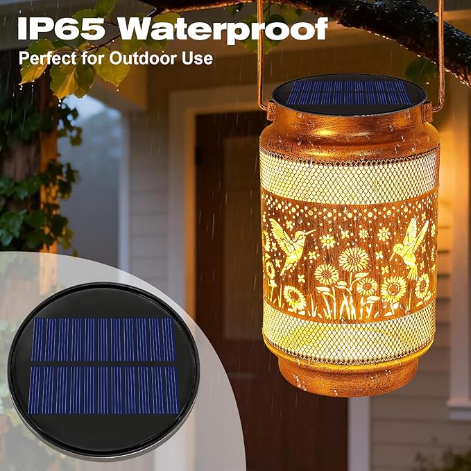 4 Pack Solar Lights Replacement Top Parts, 8 Colors Lantern Lid (Top 3.74 inch, Bottom 2.83 inch) 10 Lumens Lantern Lids Replacement Light for Hanging Solar Lanterns Outdoor Decorations Garden Patio