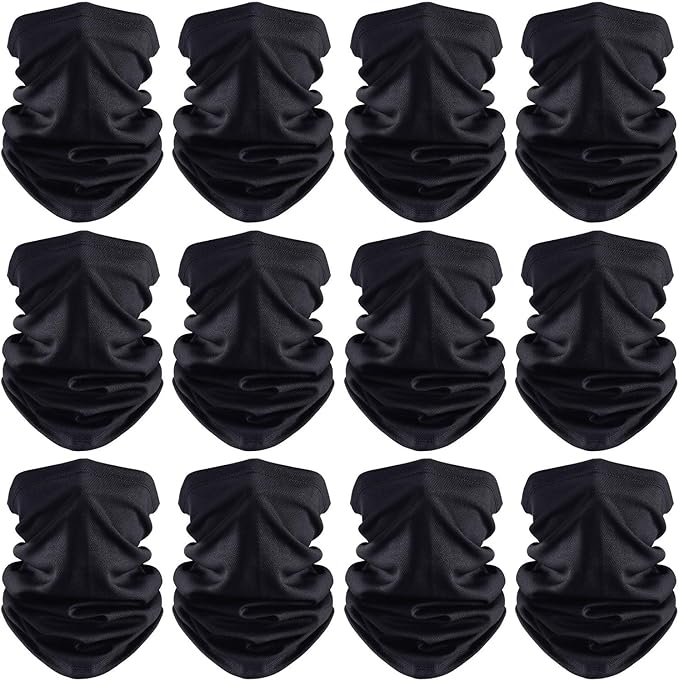 Geyoga Neck Gaiter Bandana Face Mask Summer UV Protection Cooling Breathable Face Mask Neck Scarf Balaclava for Men Women
