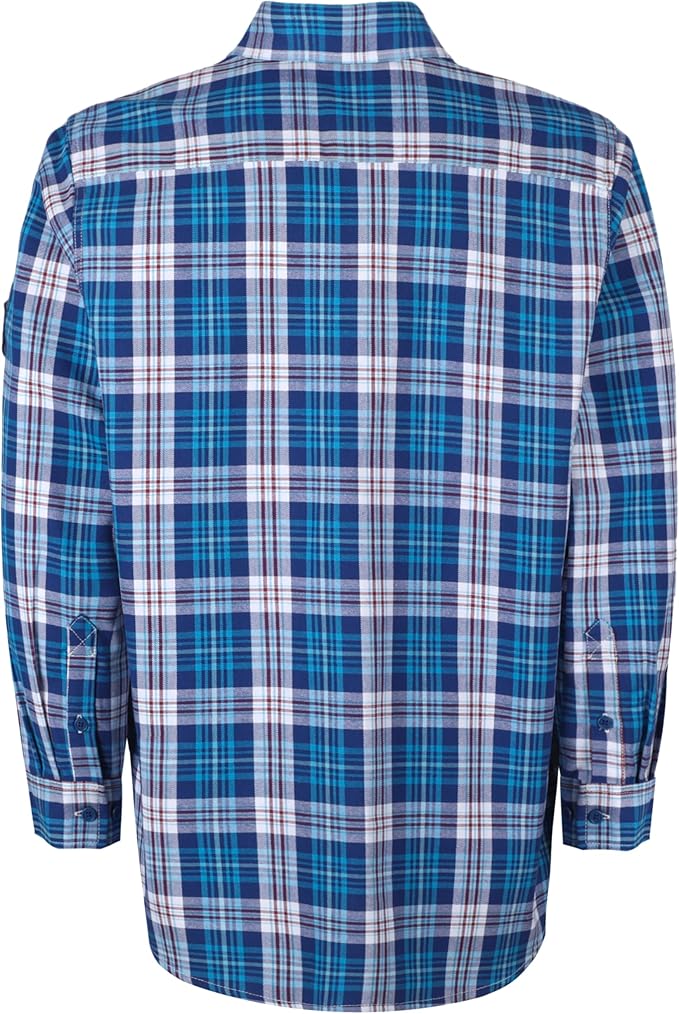 BOCOMAL FR Shirts for Men Flame Resistant Light Weight NFPA2112 Fire Retardant Welding Shirt Water & Oil Repellent Finish