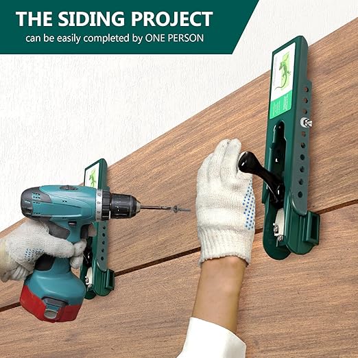 Siding Installation Tools Compatible with 3/8 inch Fiber Cement siding, Siding Tools Lap Siding Gauge with Adjustable Reveals, 2 Pack