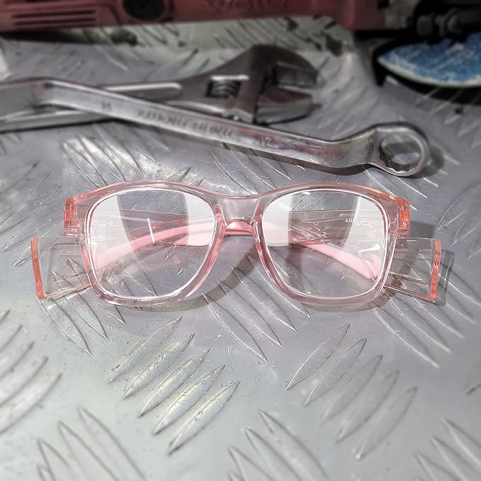 UKNOW Safety Glasses - Anti Fog Lenses - Eye Protection with Side Shields - ANSI Z87.1 Protective Eyewear - UV Protection