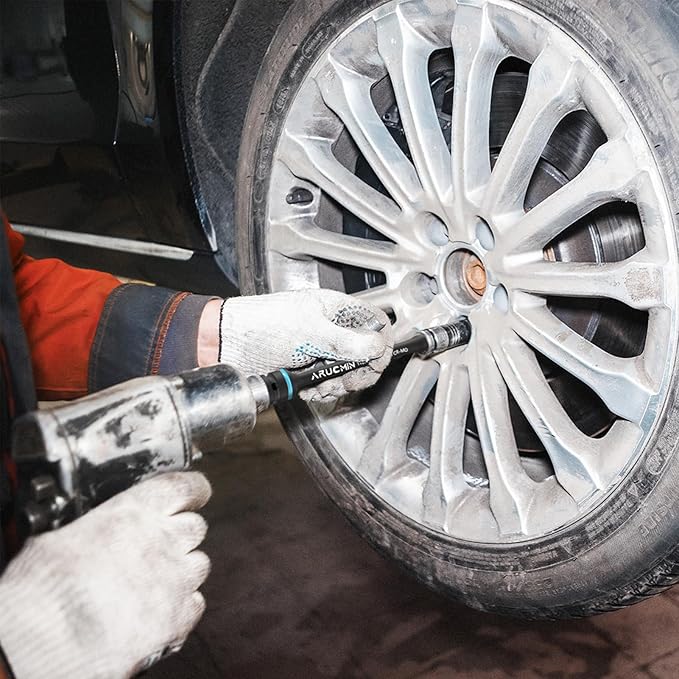 1/2" Drive 150 Ft-Lbs Torque Limiting Extension Bar, 8 Inch Color-Coded Lug Nut Torque Sticks