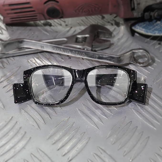 UKNOW Safety Glasses - Anti Fog Lenses - Eye Protection with Side Shields - ANSI Z87.1 Protective Eyewear - UV Protection