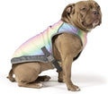 Canada Pooch Dog Cooling Vest - Evaporative Cooling Vest for Dogs with Breathable Mesh Material & Reflective Lining, Adjustable Dog Cooling Vest Great for Dogs 20 (19-21" Back Length), Rainbow