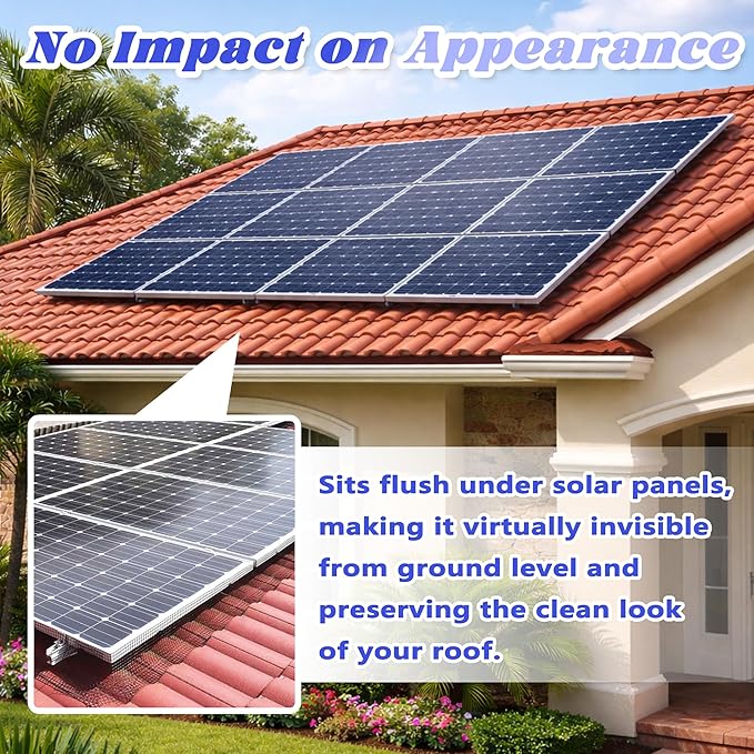 PROLEE 8 Inch X 100FT Solar Panel Bird/Critter Guard Anti-Rust with 100 Fastener Clips Rooftop Solar Panel Bird Wire Screen, Removable Without Damage