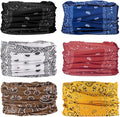 Venswell Neck Gaiter Face Mask Men Women,Seamless Bandana Rave Face Cover Scarf Mask,Balaclava,Headband, Head Wrap,Headwear
