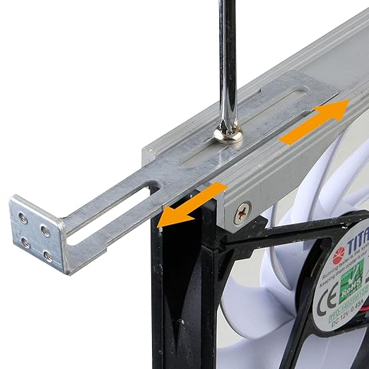 TITAN- 12V DC IP55 Waterproof Double Rack Mount Ventilation Cooling Fan with Timer and Speed Controller- TTC-SC20 (90mm)