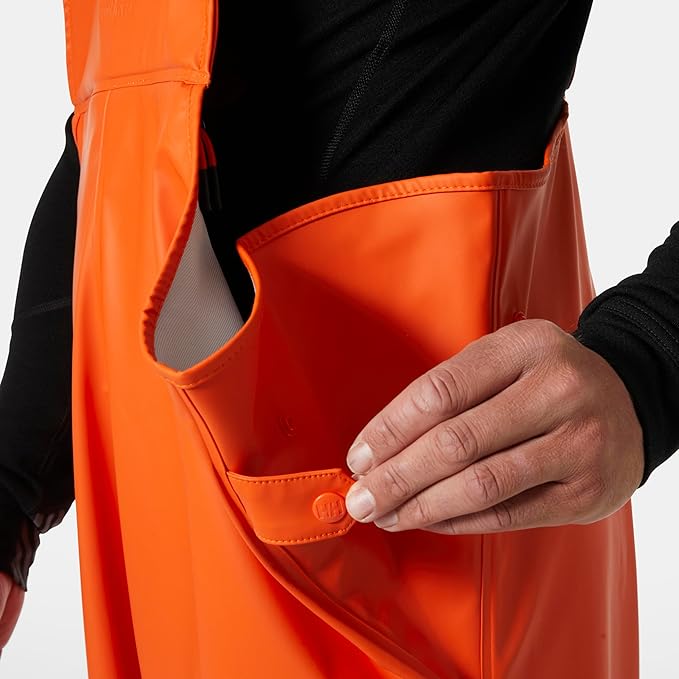 Helly Hansen Workwear Gale Waterproof Mens Bib Overalls Made from Heavy-Duty Protective Polyester/Polyurethane for Mobility