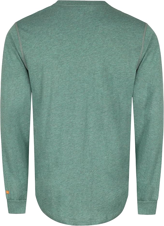 VATRENUS FR Shirts 4oz Lightweight Flame Resistant Henley 100% Cotton Men's Pre-Washed Fire Retardant Base Layer