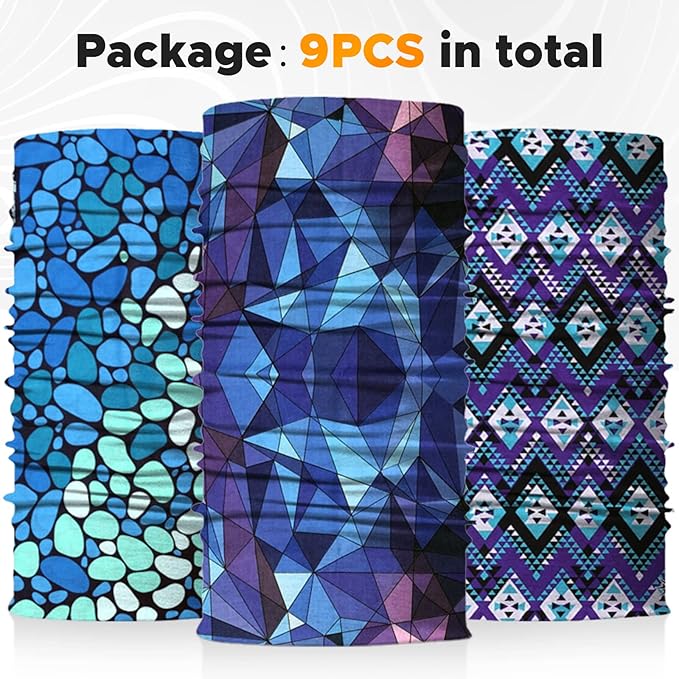 JOEYOUNG Headwear, Bandana, Neck Gaiter Head Wrap Headband Balaclava Magic Scarf
