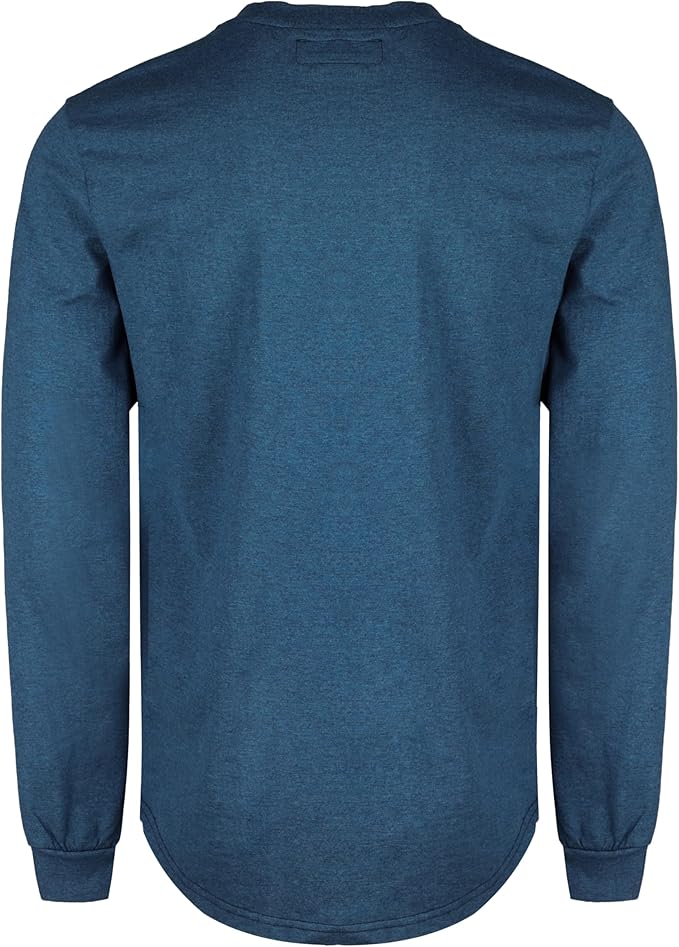 BOCOMAL FR Shirts 6oz Lightweight Flame Resistant Long Sleeve Henley Shirt Fire Retardant Workwear NFPA2112 CAT2